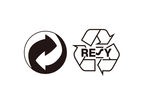 RESY回收标志 绿色循环纸箱