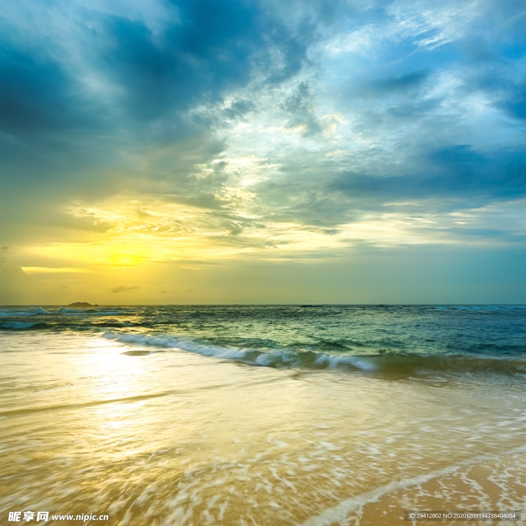 海面浪花