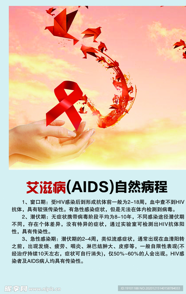 艾滋病 自然病程 AIDS