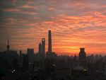 上海的日落