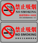 深圳市禁止吸烟贴