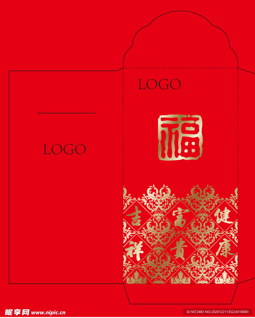 红包设计利是封新年设计图片