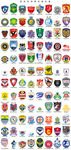 亚洲足球俱乐部队徽PSD分层素