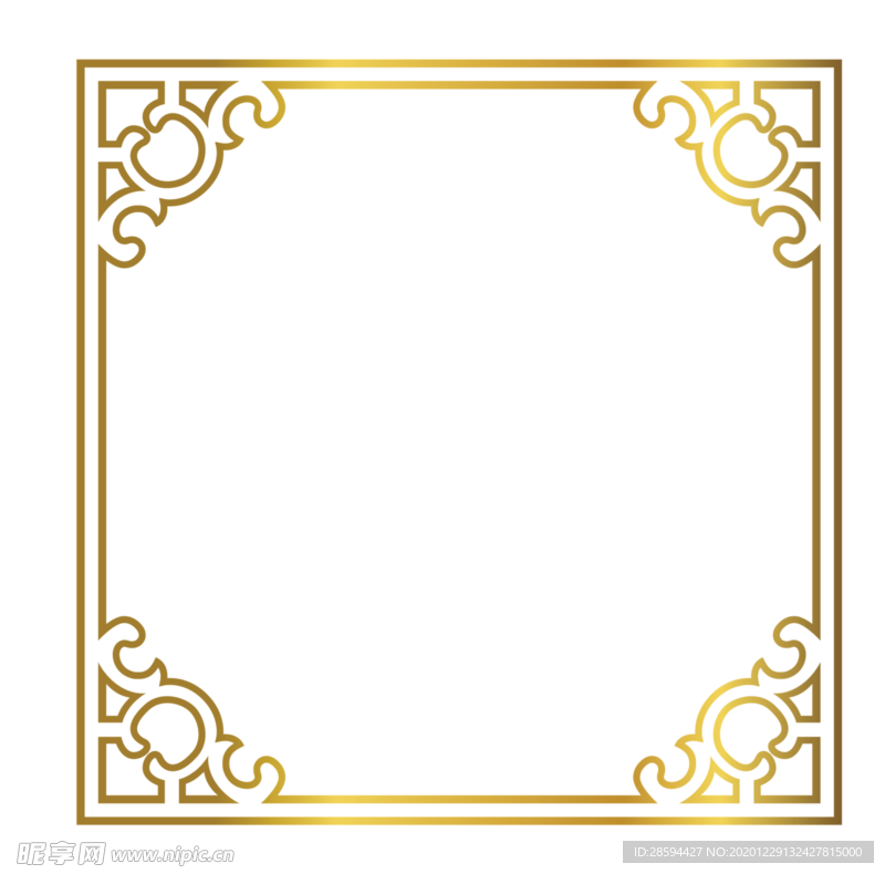 金色邊框