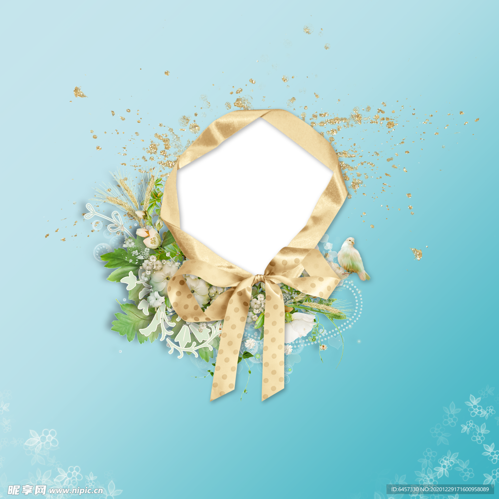 拼貼風裝飾相框png