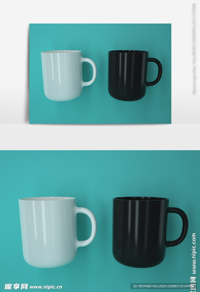 C4D 模型馬克杯陶瓷杯
