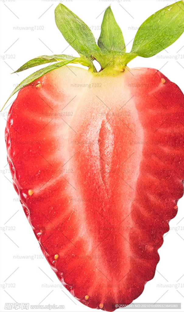 草莓 切开的草莓