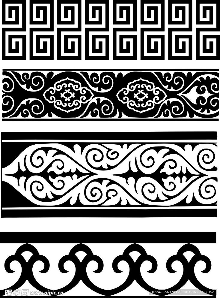中國(guó)傳統(tǒng)邊框