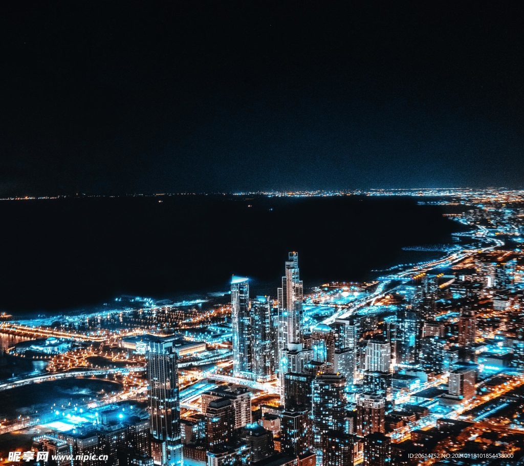 漂亮的城市夜景