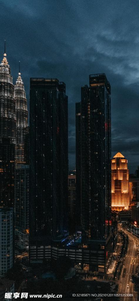 夜景  城市   圖片