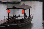 中国风木船