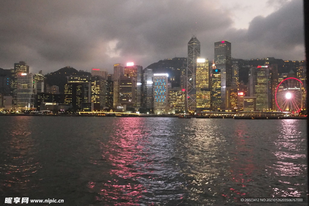 夜晚維多利亞港