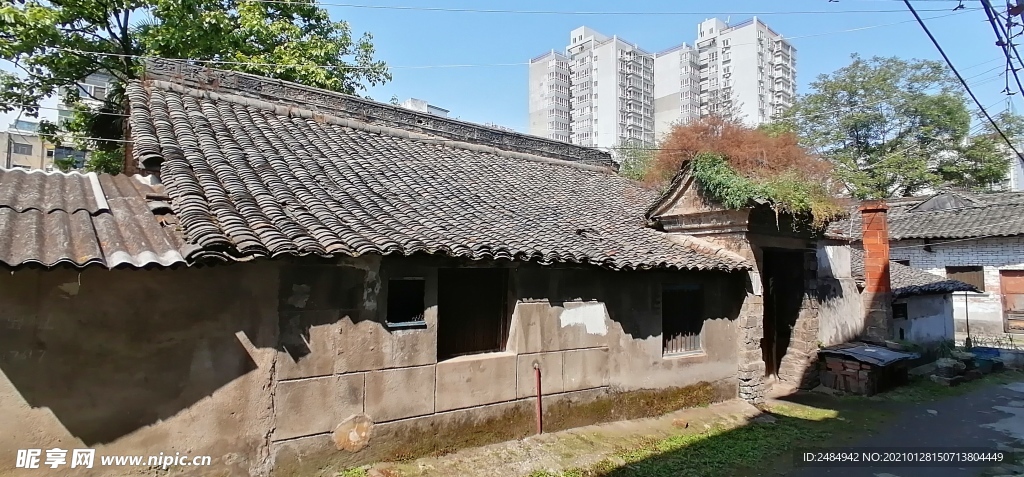 汉中 城市 老街道 民居 景观