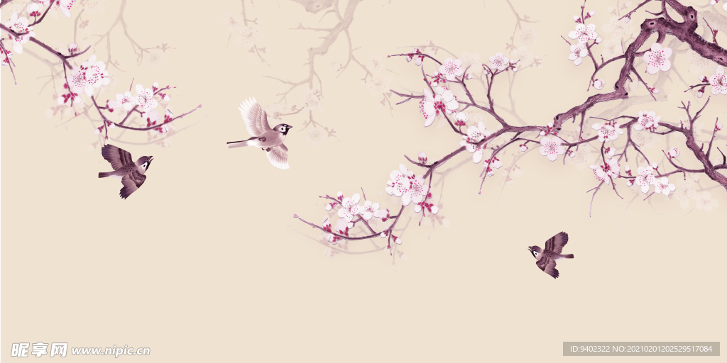 新中式花鳥(niǎo)