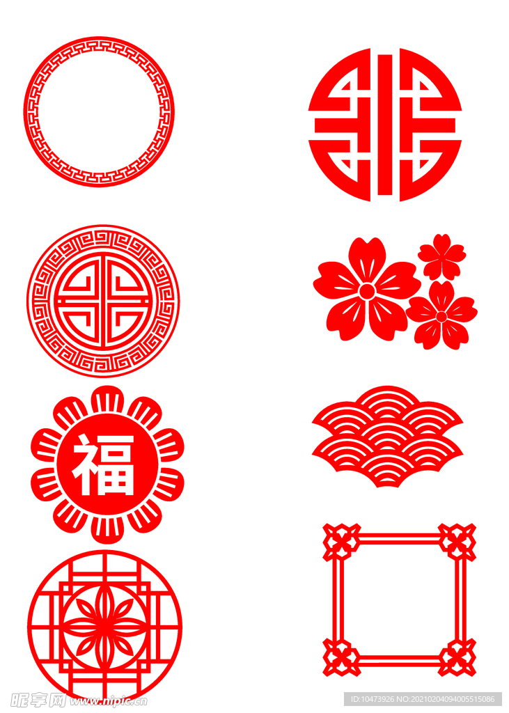 中国传统元素祥纹
