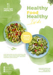 健康食品概念海报