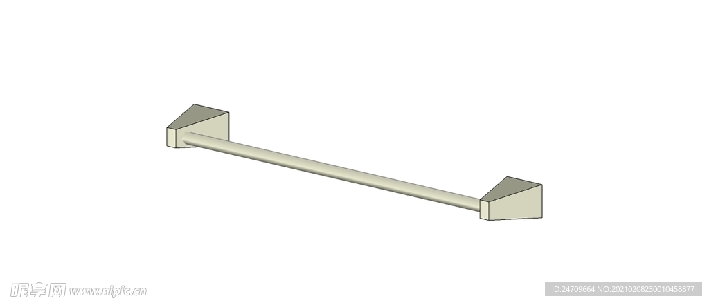 毛巾架skp模型