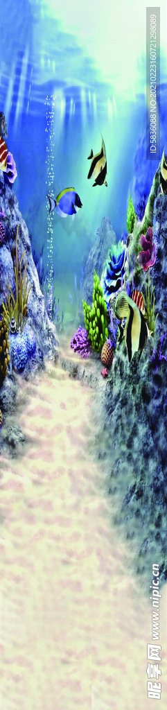海沟海底世界彩色小鱼