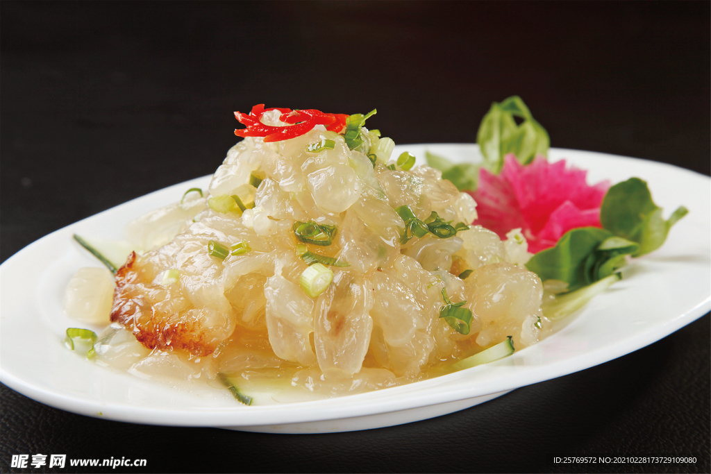 蔥油蜇頭
