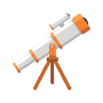 望远镜矢量素材