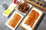 北京烤鸭蘸酱片鸭鸭架小菜