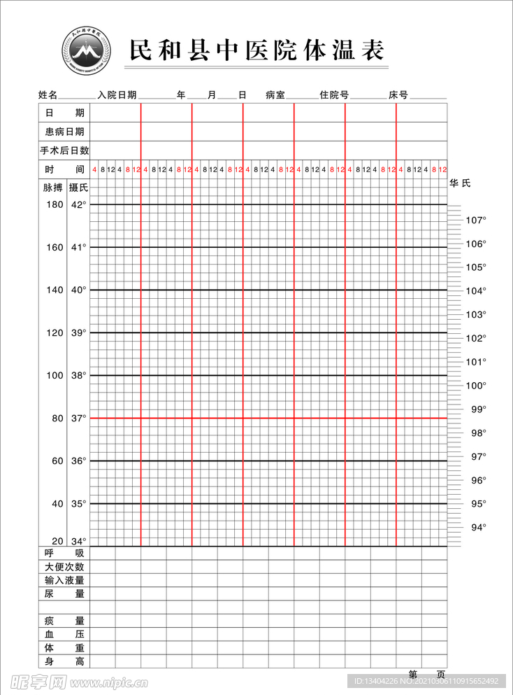 醫院體溫表