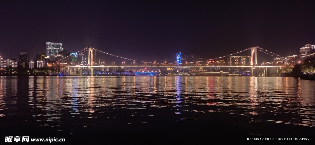 柳州夜景红光大桥