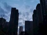 小城市的傍晚
