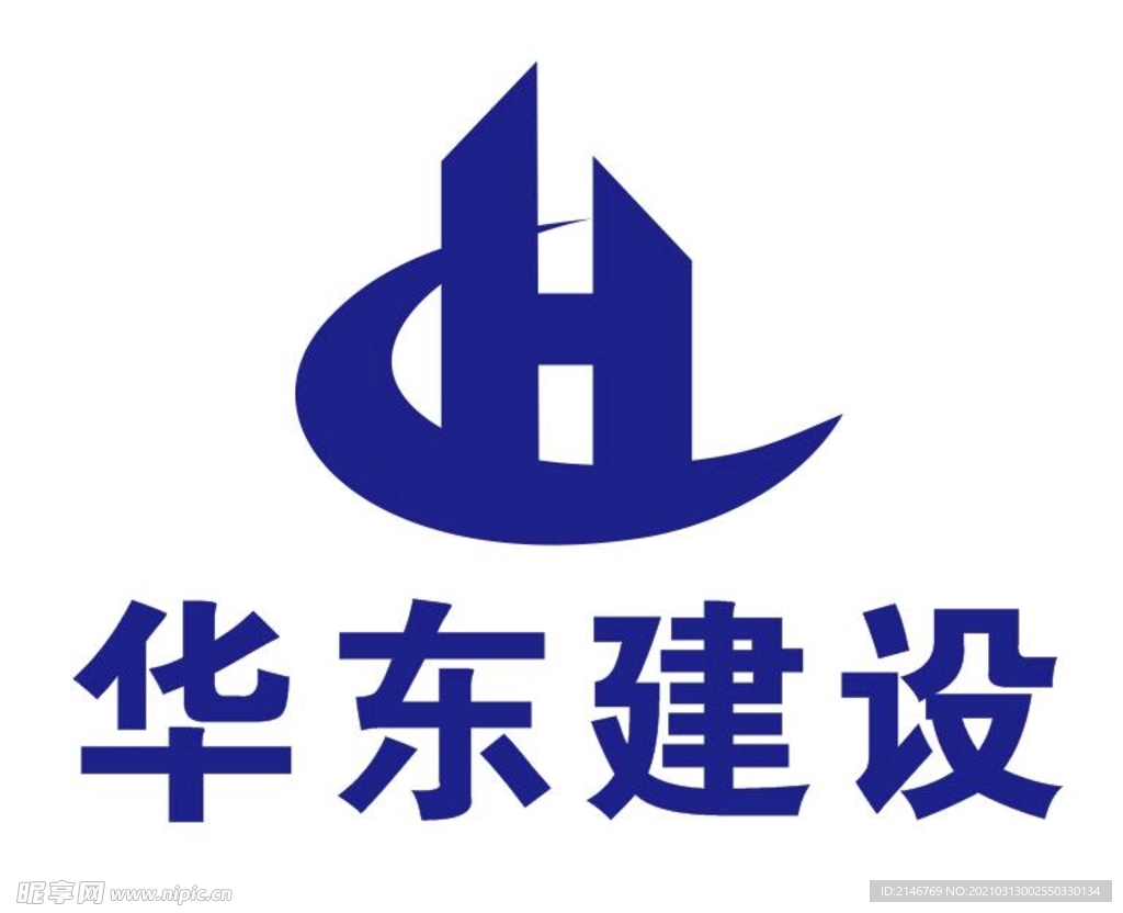 华东建设公司logo