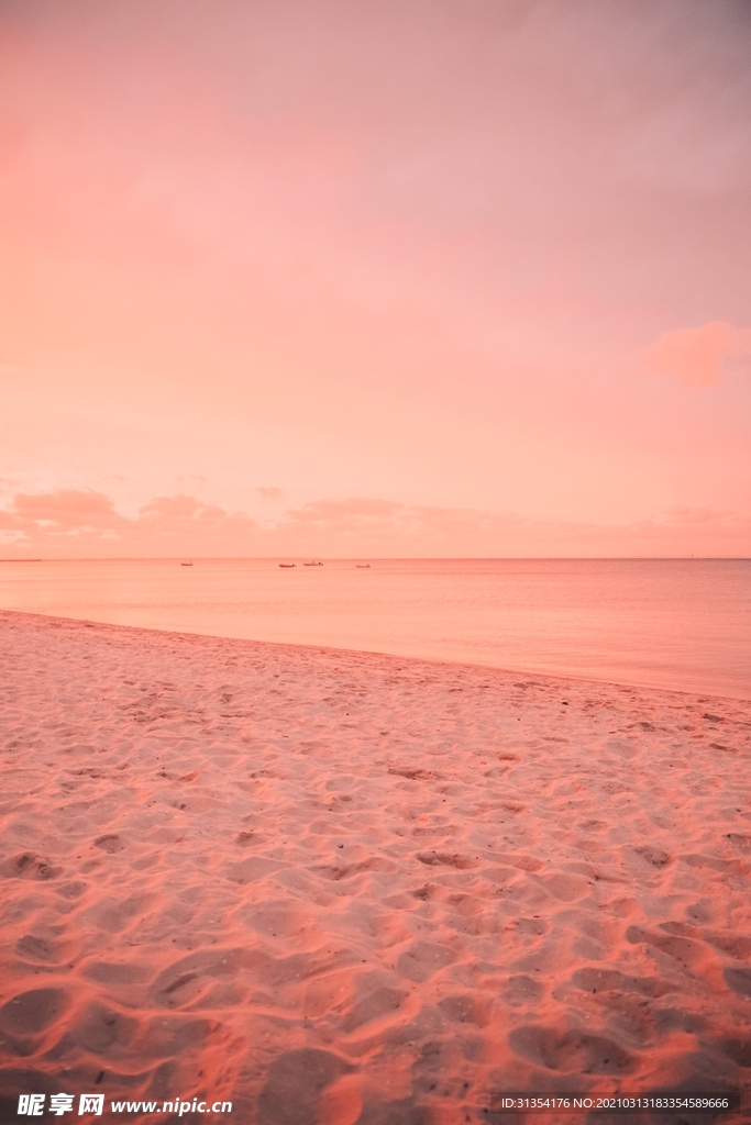 粉红沙滩