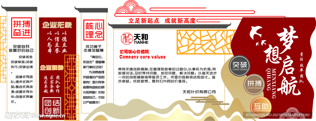 企業(yè)文化墻圖片