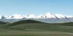 雪山草原 新疆 天山 天池