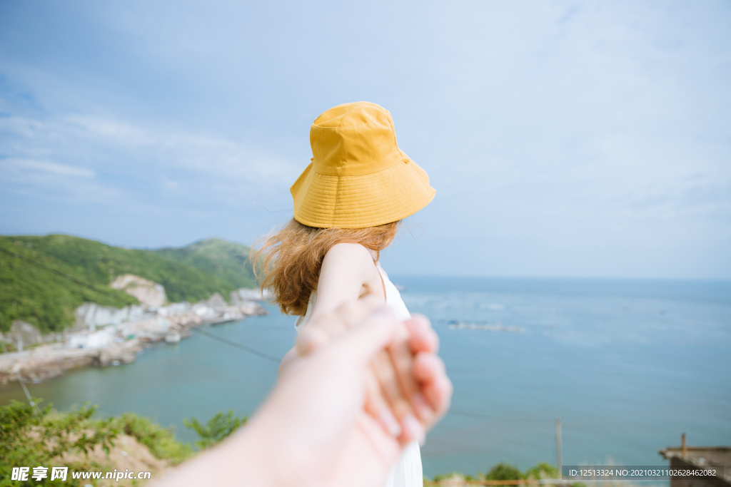 女孩背影