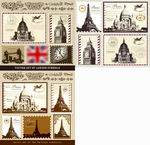 欧式邮票小素材