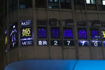香港夜景 城市 街道 广告牌设