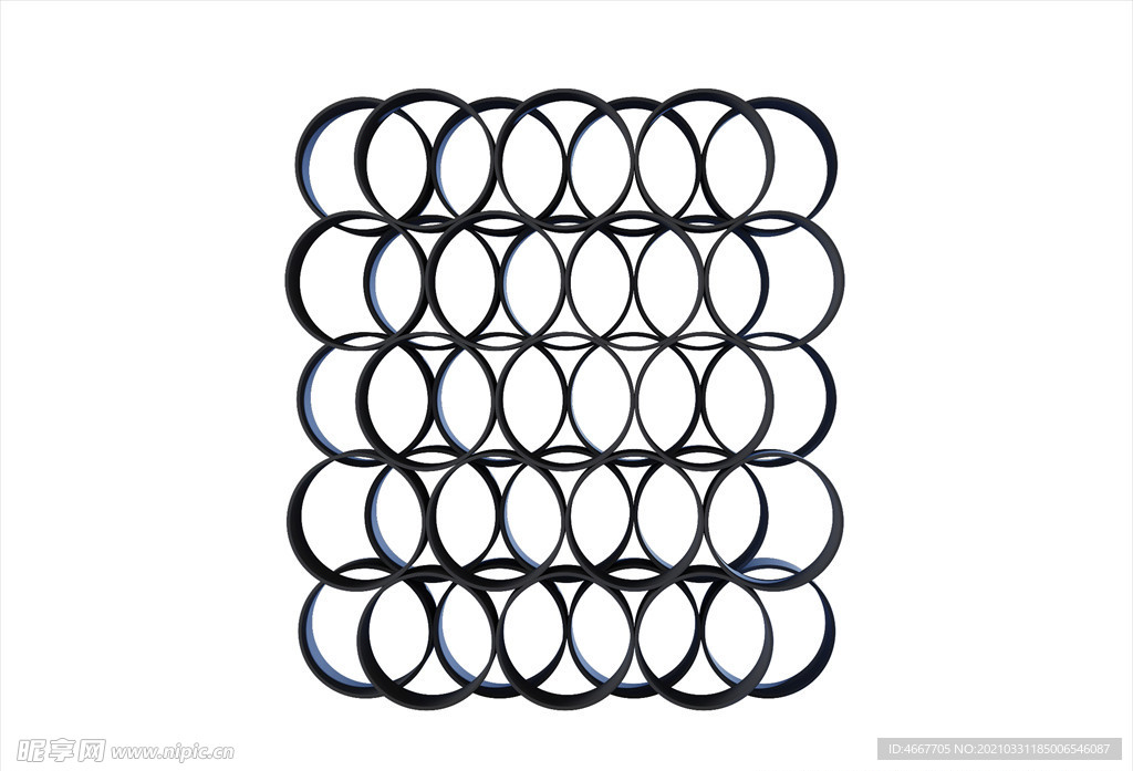 3D屏風(fēng)模型 玄關(guān)入戶模型