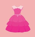 粉红色公主裙