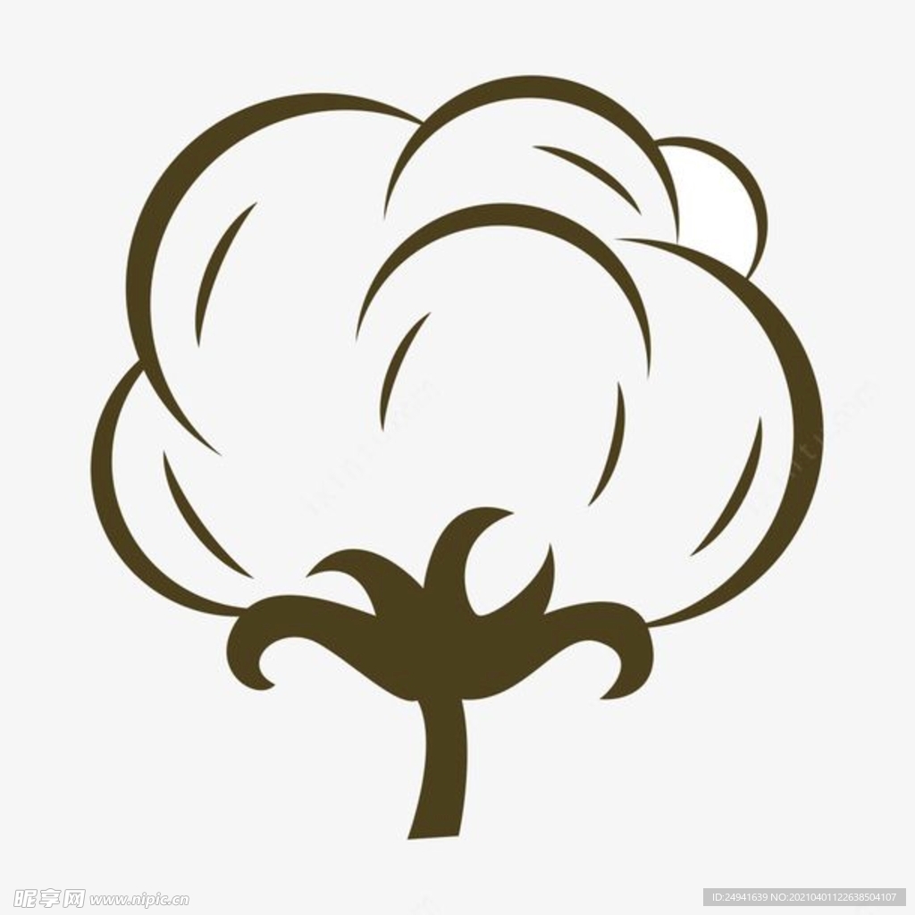 棉花簡筆畫