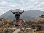 生態(tài)農(nóng)莊牛頭風景