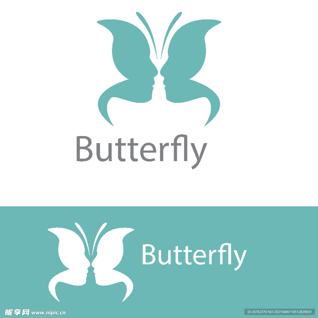 蝴蝶主题标志