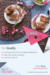 甜品蛋糕店活动宣传单