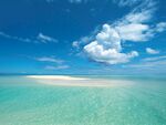 马尔代夫 蓝天 白云 沙滩