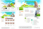 绿色婴儿用品网站模板