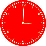 红色时钟
