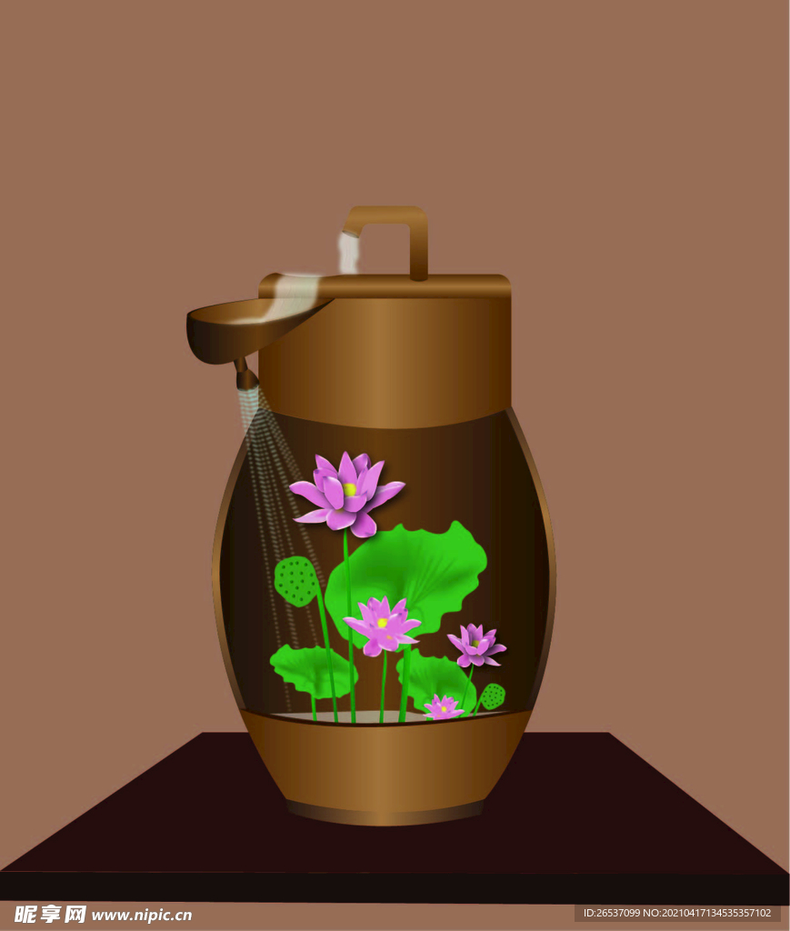 壇中荷花
