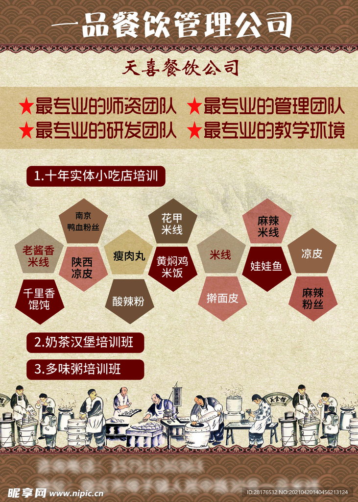 小吃培訓