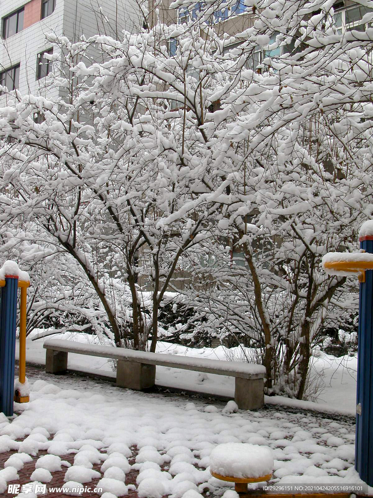  冬季雪景