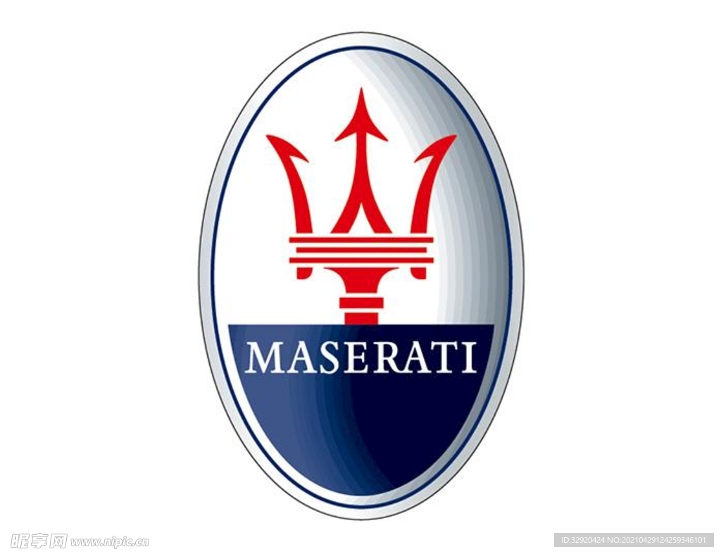 最新版玛莎拉蒂汽车logo标志