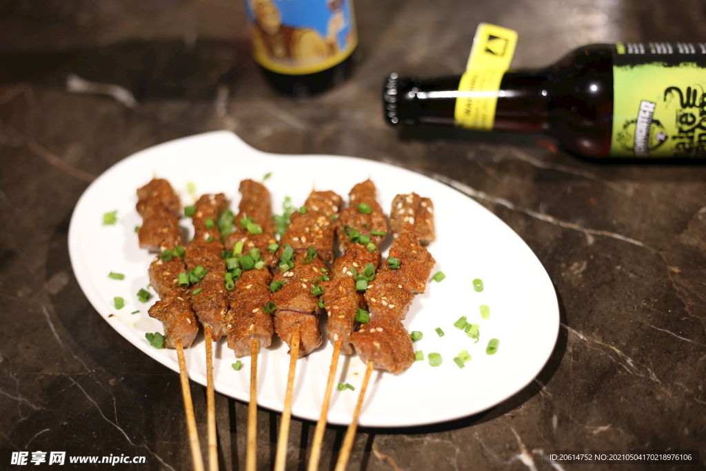 美食羊肉串