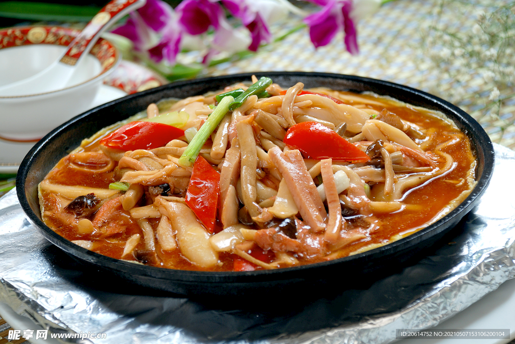 仙菇筍干肉絲